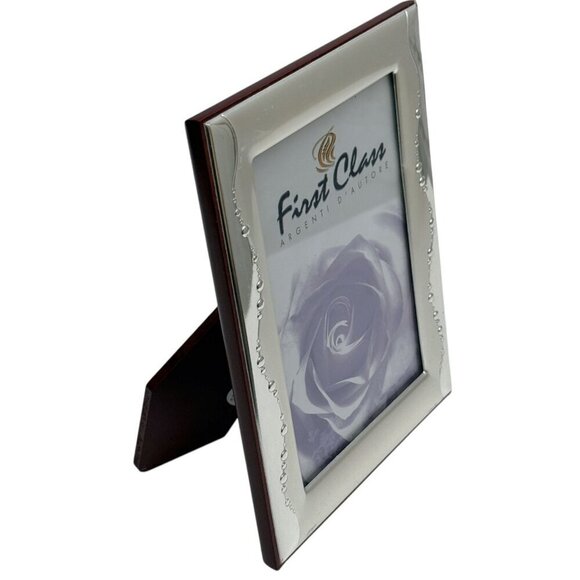 Argenti D'Autore First Class Photo Frame Silver Finish Italian Style 6.75" high - Picture 2 of 10
